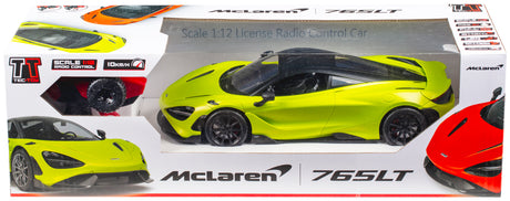 TEC-TOY McLaren 765LT R/C 1:12 (10 km/t) 2,4GHz 7,4V, metallic green