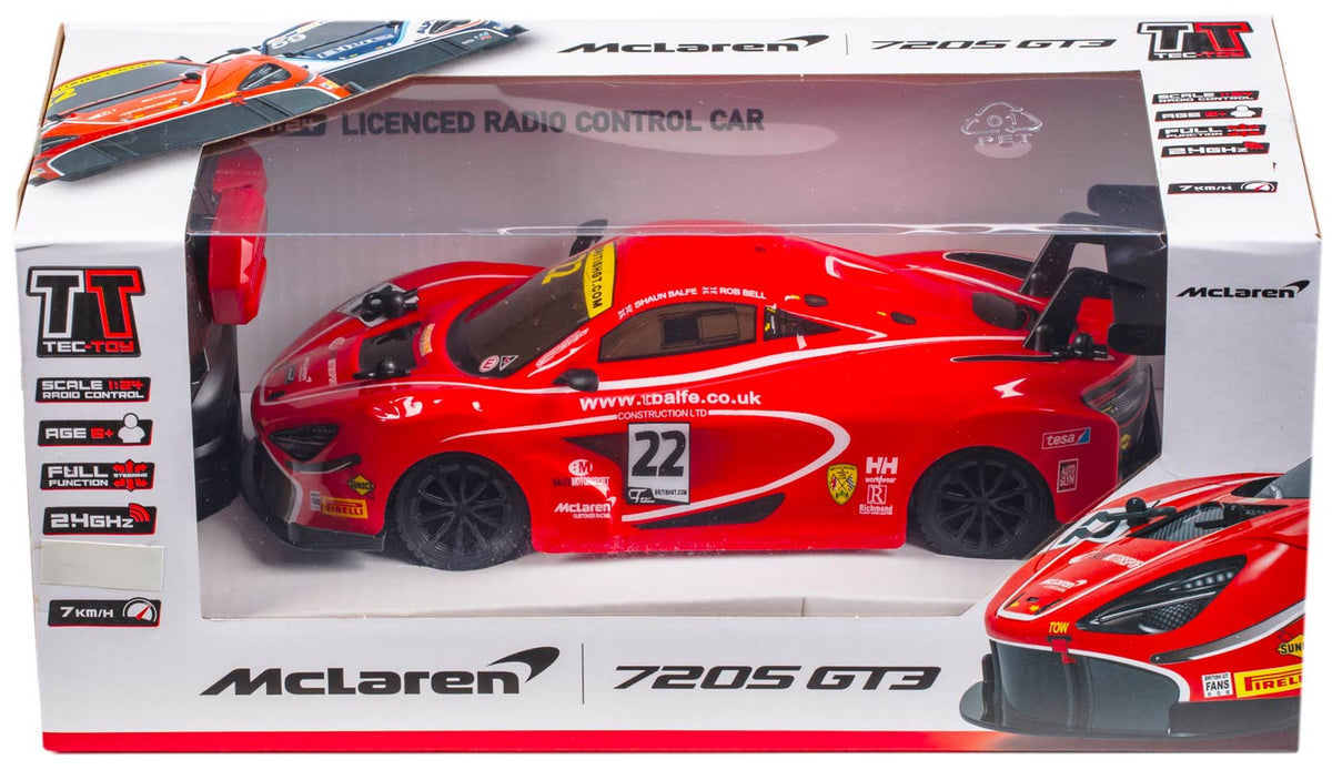 Tec-Toy fjernstyret McLaren 720S GT3 (7 km/t)