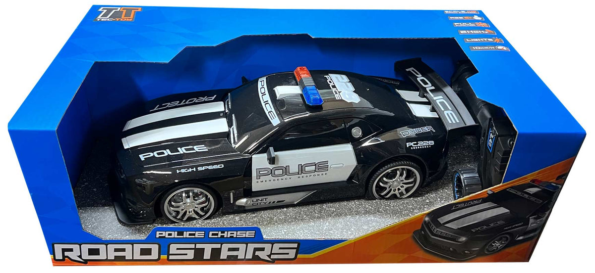 TEC-TOY Police Chase R/C 1:12 (10 km/t), Black