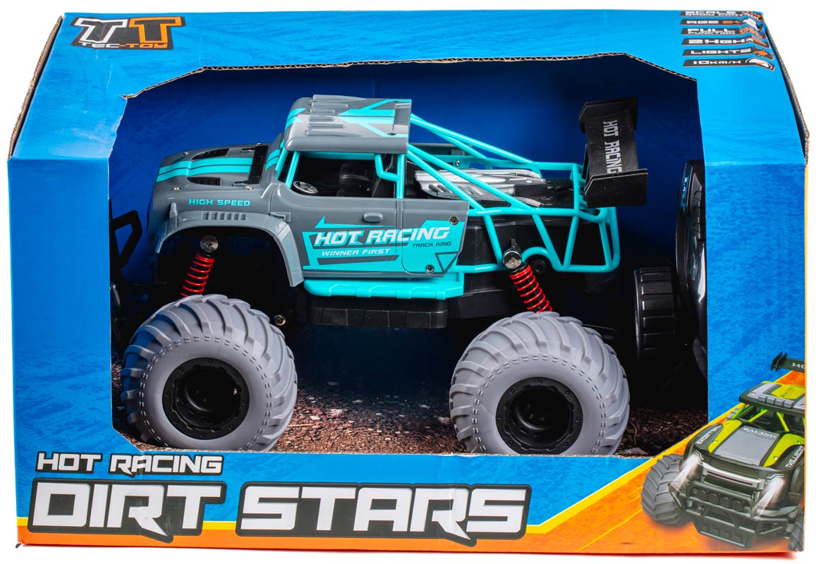 TEC-TOY Fjernstyret Hot Racing Off-Road Truck (10 km/t) - Turkis