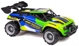 Tec-Toy Fjernstyret Speed Racing 1:18 (10 km/t), Blå og Grøn