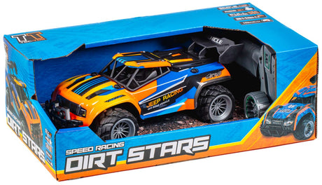 Tec-Toy Fjernstyret Speed Racing 1:18 (10 km/t), Orange og Blå