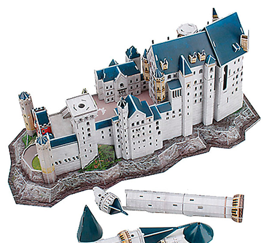 Revell 3D puslespil m. LED - Neuschwanstein slot