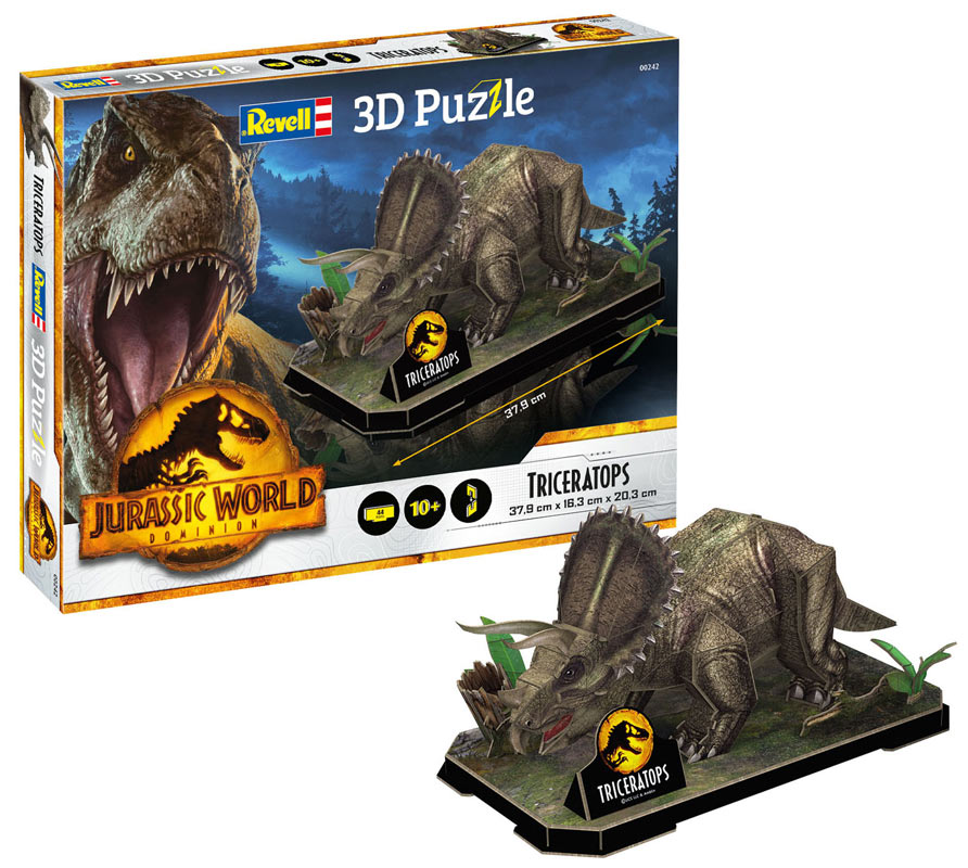 Revell 3D puslespil - Jurassic World Dominion - Triceratops