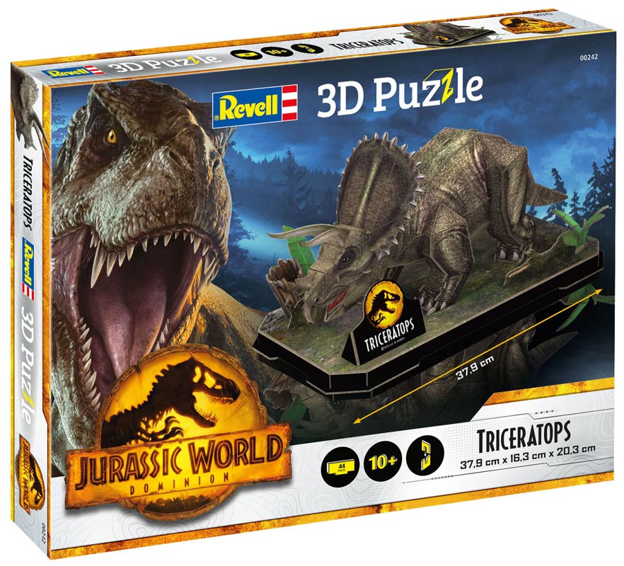 Revell 3D puslespil - Jurassic World Dominion - Triceratops