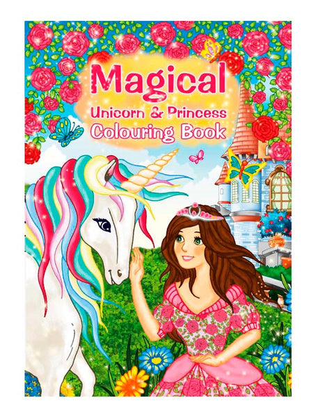 Malebog med 16 sider - Magical unicorn