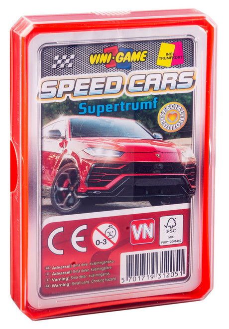 Bilkort - Med Speed Cars