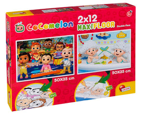 Cocomelon puslespil - 2 x 12 brikker