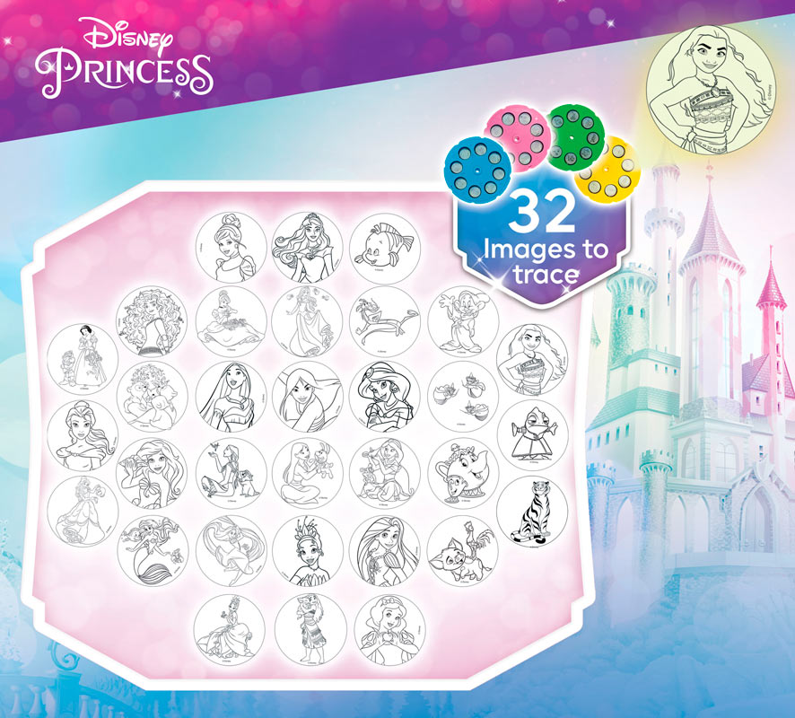 Disney Princess projector sæt