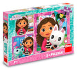 Dino puslespill 3 x 55 brikker - Gabbys Dollhouse