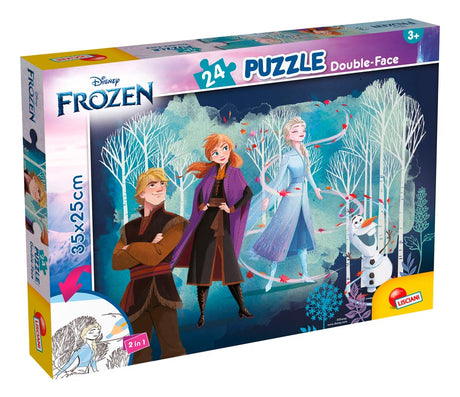 Disney dobbeltsidet puslespil med Frozen