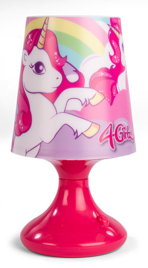 4-Girlz bordlampe m. enhjørning