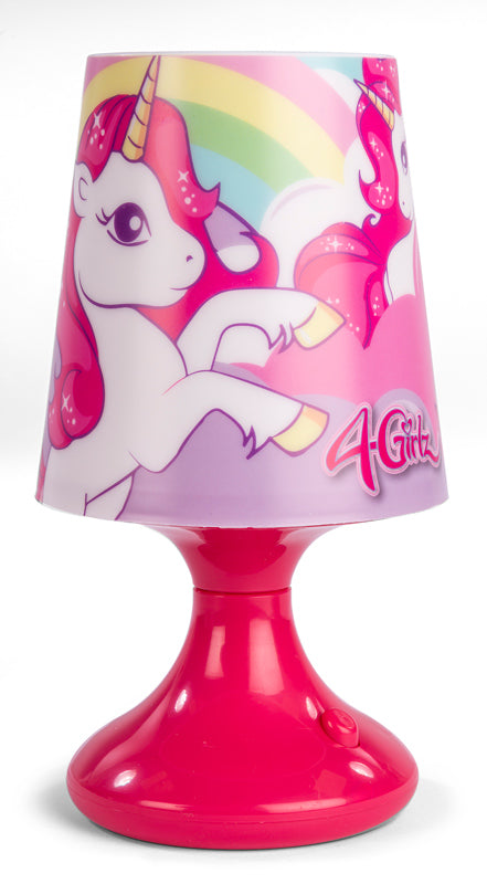 4-Girlz bordlampe m. enhjørning