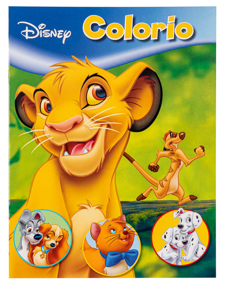 Disney malebog med Disney figurer