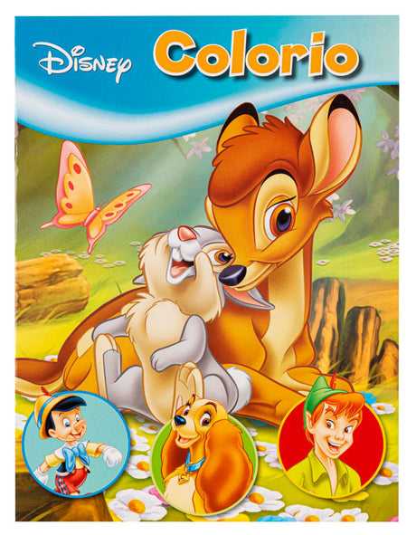 Disney malebog med Disney figurer