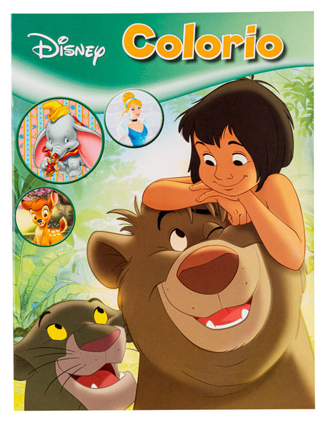 Disney malebog med Disney figurer