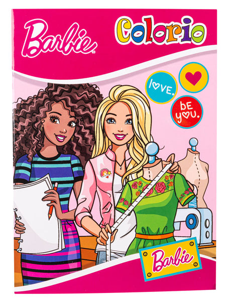 Malebog med Barbie som designer