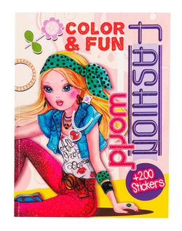 Malebog - Color & Fun Fashion World med stickers