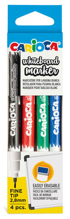 Carioca 4 stk. whiteboard tusser