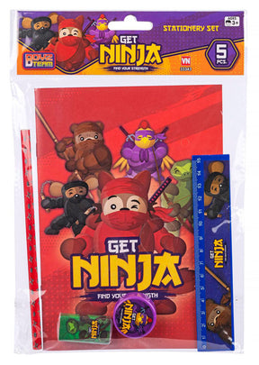 Ninja notesbog med 5 dele