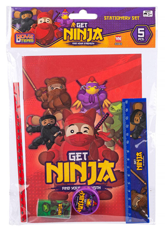 Ninja notesbog med 5 dele