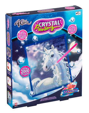 4-Girlz Crystal painting enhjørning