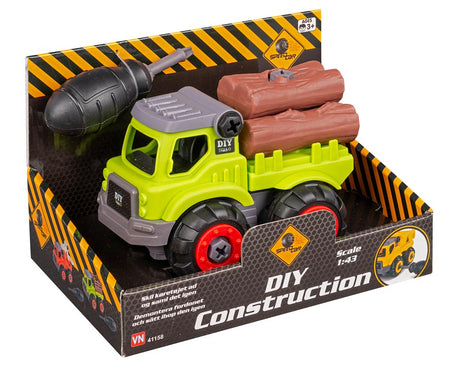 Speed Truck take apart - Lastbil med træstammer
