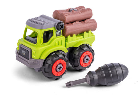 Speed Truck take apart - Lastbil med træstammer