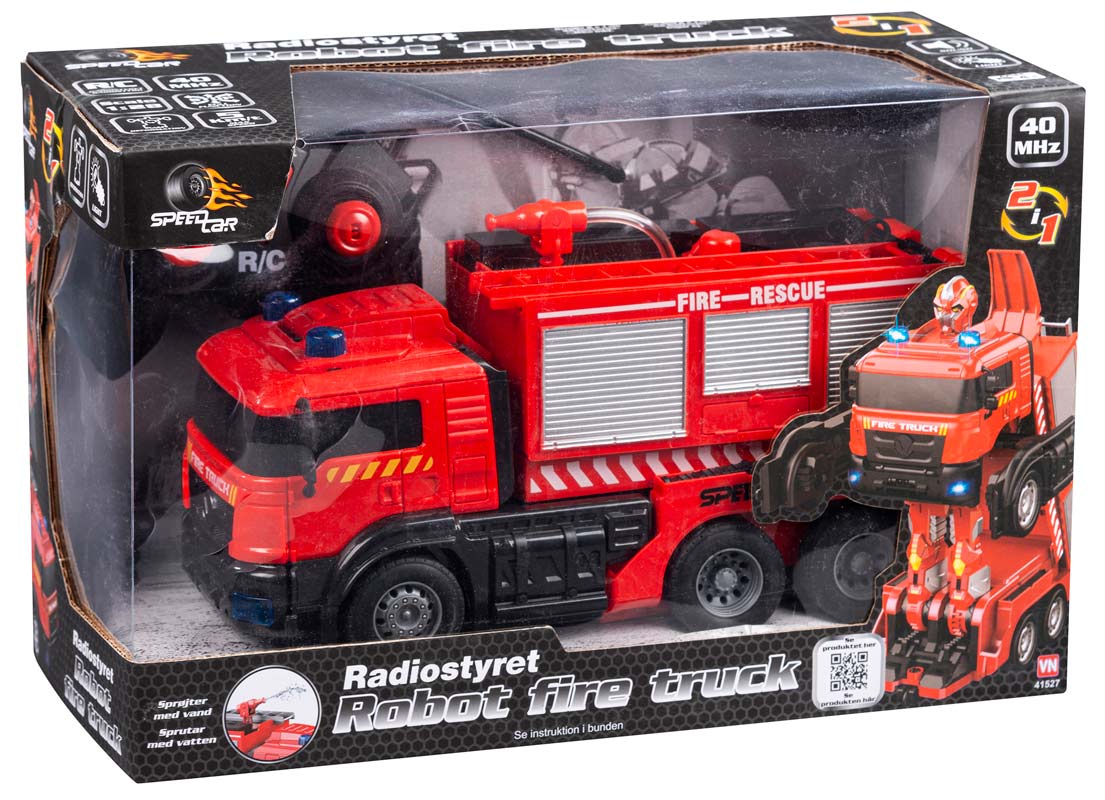 Speedcar fjernstyret brandbil / robot