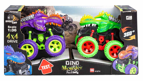 2-pak Speedcar dinomonstertruck 4 x 4