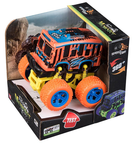 Monster truck 360 stunt camper