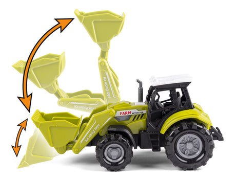 Bull traktor med grab og lyd og lys