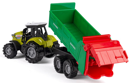 Bull traktor med gyllevogn
