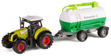 Bull traktor med gyllevogn