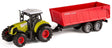 Bull traktor med vogn