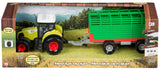 Bull traktor med kreaturvogn