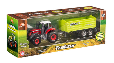 Bull traktor med anhænger