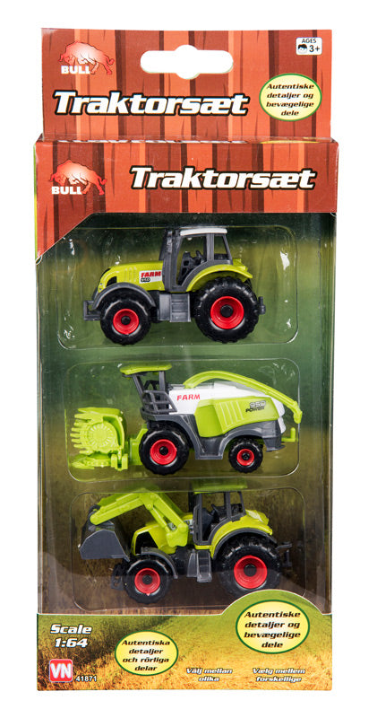 Bull traktor og mejetærsker