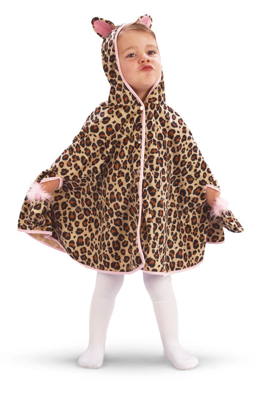 Mini leopard kappe str. 104 cm.