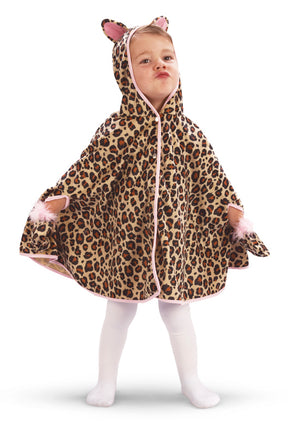 Mini leopard kappe str. 104 cm.