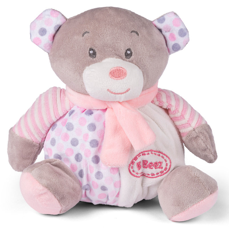 B Beez - Lyserød beanbag bamse