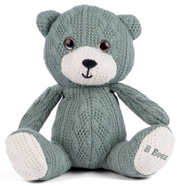 B Beez Strik bamse 14 cm - Grøn