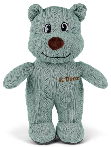 B Beez strik bamse - Grøn bjørn