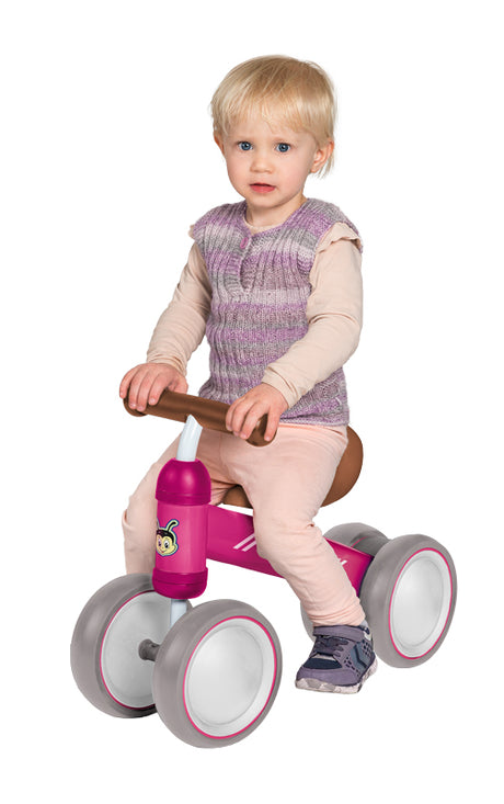 B Beez pink gå-cykel