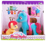 Pony med føl