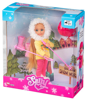 Sally på ski