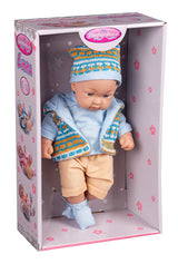My Baby Love dukke - Emma i blåt dukketøj