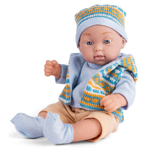My Baby Love dukke - Emma i blåt dukketøj
