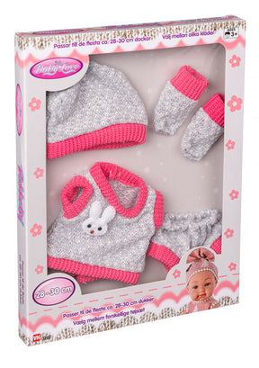 My baby dukketøj - Grå / pink