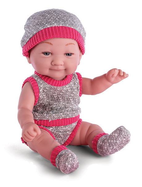 My baby dukketøj - Grå / pink